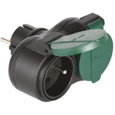 Biplite 3P+T 16A ip44 noire