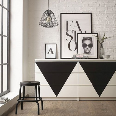 ADHESIF UNI BRILLANT NOIR 2.1MX90CM