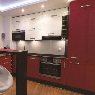 ADHESIF UNI BRILLANT ROUGE 2MX45CM