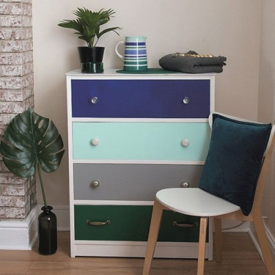 ADHESIF UNI BRILLANT BLEU ROYA 2MX45CM