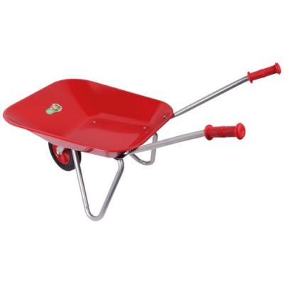 BROUETTE ENFANT METALLIQUE ROUGE (Vendu par 1)