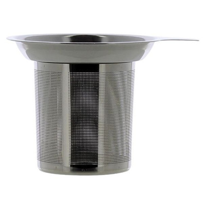 TISANIERE 475 ML BLEU COUVERCLE BOIS