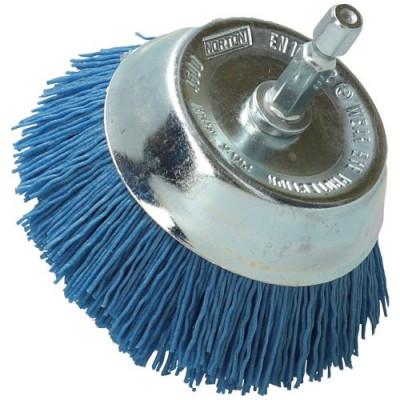 BROSSE PERCEUSE COUPE NYLON BLEU 75