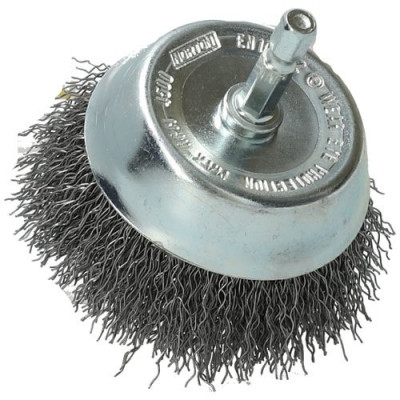 BROSSE PERCEUSE COUPE ONDULE ACIER 75