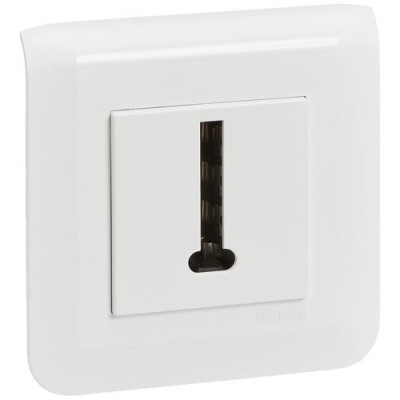 PRISE TEL T CPL VIS BLC MOSAIC