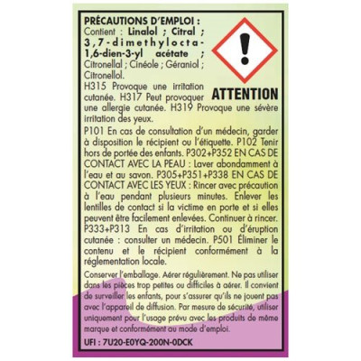 ACTO RECHARG.LIQ.DIFFUSEUR CITRONNELLE (Vendu par 1)