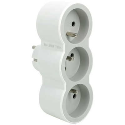 TRIPLITE FB 3X2P+T STD FRONT. BLC/GRIS