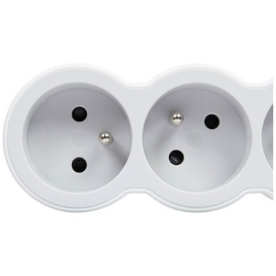 MULTIPRISE FB 4X2P+T STD 1.5M BLC/GRIS