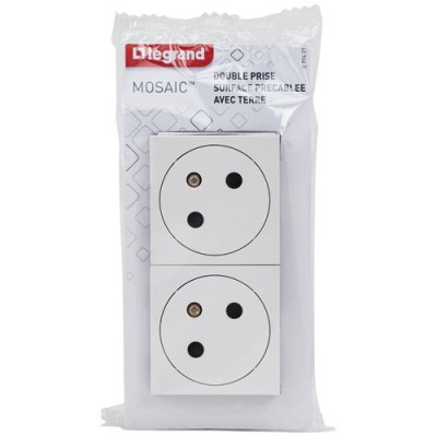 MOSAIC PRISE 2X2P+T PRECABLEE 4 MOD.