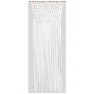 RID.PORT.COCOON EN MACRAME 90X200 BLC (Vendu par 1)