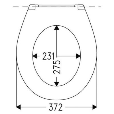 ABATTANT DP LONG BEACH BLANC (Vendu par 1)