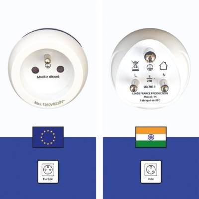 ADAPTATEUR FRANCE VERS INDE