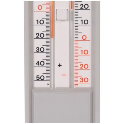THERMOMETRE MINI MAXI GRIS 23CM (Vendu par 1)