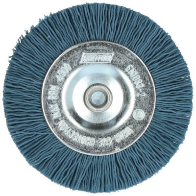 BROSSE PERCEUSE CIRC. NYLON BLEU 75