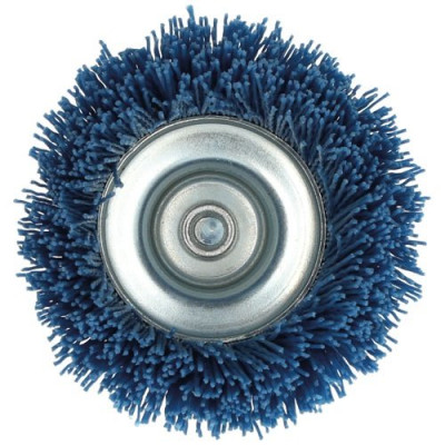 BROSSE PERCEUSE COUPE NYLON BLEU 75