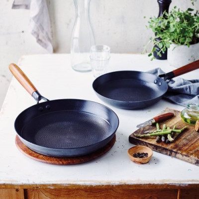 POELE 28CM ACIER EMAILLLE MANDALA (Vendu par 6)