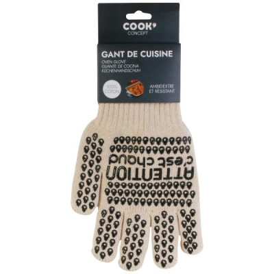 GANT ANTI CHALEUR COTON ET SILICONE
