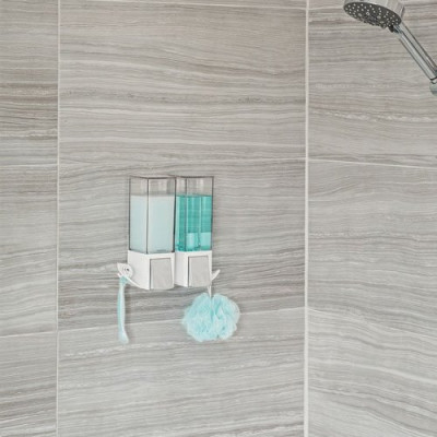 DOUBLE DISTRIBUTEUR DE SAVON MURAL BLC