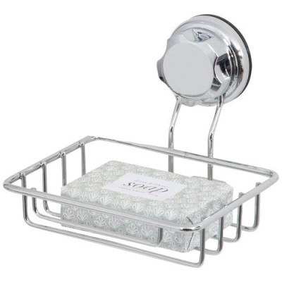 PORTE SAVON/EPONGE VENTOUSE METAL CHRO