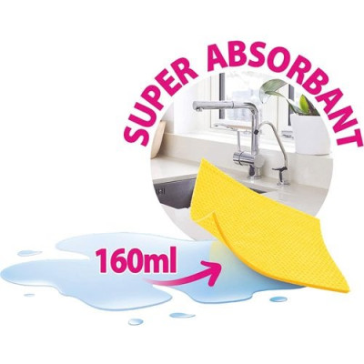 Carre-eponge anti bacteries les 4