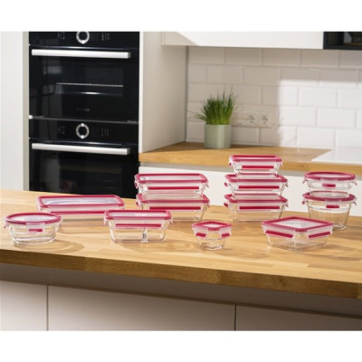 Boîte de conservation rectangulaire 1,1 L - Masterseal Glass