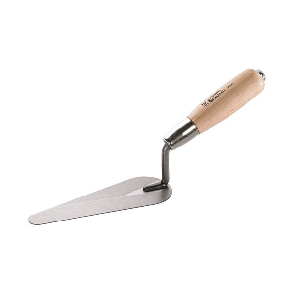 L'OUTIL PARFAIT - Truelle Langue Chat : Lame Acier Manche Bois Verni