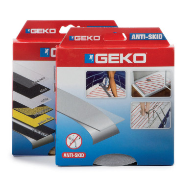 GEKO - 5 Bandes Adhésives Antidérapantes Noires 19mmx61cm
