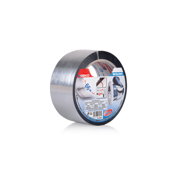 GEKO - Ruban Adhésif en PLP Métallisé 50mmx66m