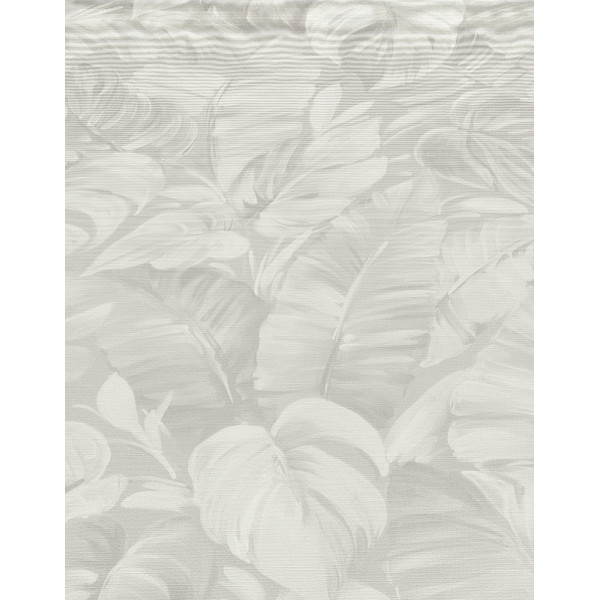 DECORAMA - 10416-10 - Papier Peint Vinyle Grainé sur Intissé Feuillage Gris