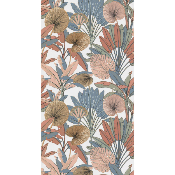 DECORAMA - 11221004 - Papier Peint Vinyle sur Intissé Nénuphar Vert Céladon