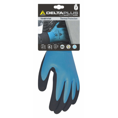 DELTA PLUS - Gant Multinorme Pour Travaux de Bricolage Bleu