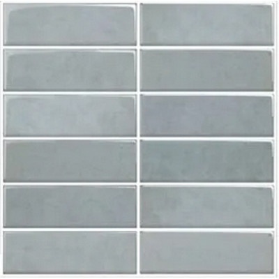 ACCESS DECO - Carrelage Adhésif 3D Zellige Gris 30.5x25cm