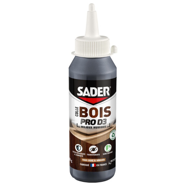 SADER - Colle Bois PRO D3 Biberon de 100g