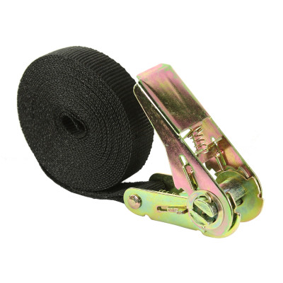 JOUBERT - Sangle 25mm Tendeur à Cliquet 5m Noire en Sachet Cavalier