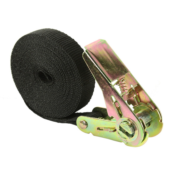 JOUBERT - Sangle 25mm Tendeur à Cliquet 5m Noire en Sachet Cavalier