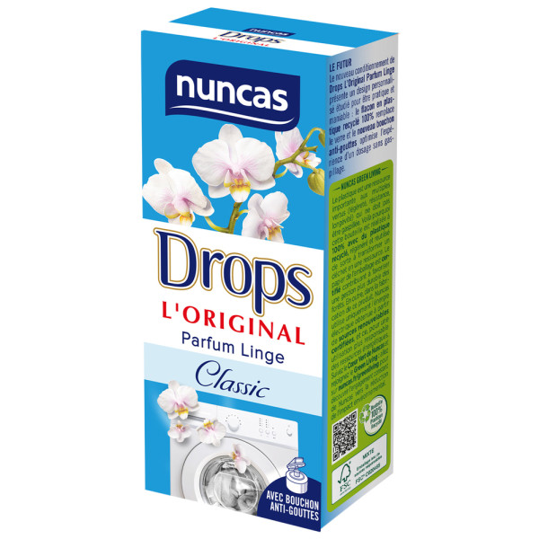 NUNCAS - Drops Parfum Linge Concentré Classic 100ml
