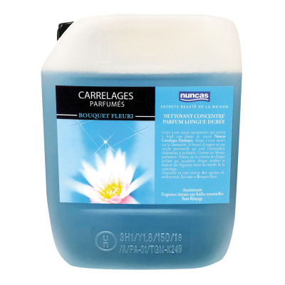 NUNCAS - Nettoyant Carrelages Parfumés Bouquet Fleuri 5L