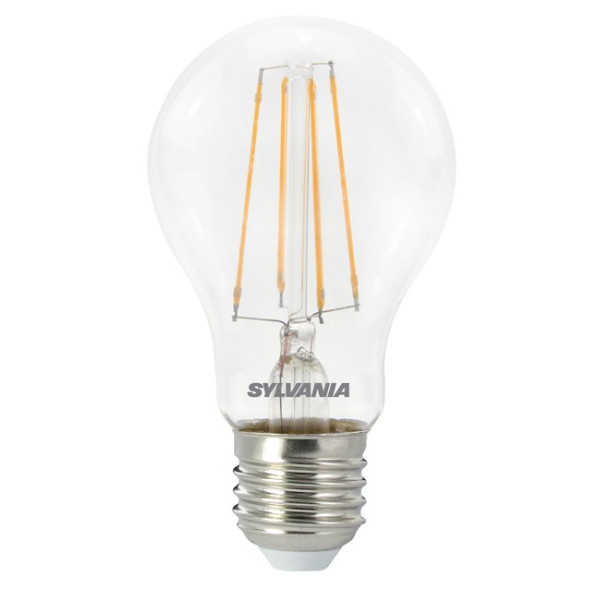 SYLVANIA - Ampoule Classique LED Filament Clair 7W Blanc Chaud Dimmable E27