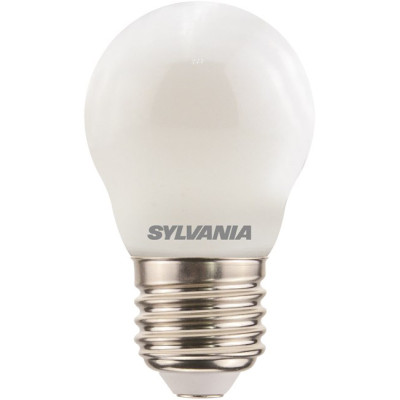 SYLVANIA - Ampoule Sphérique LED Dépolie 4.5W Blanc Chaud E27