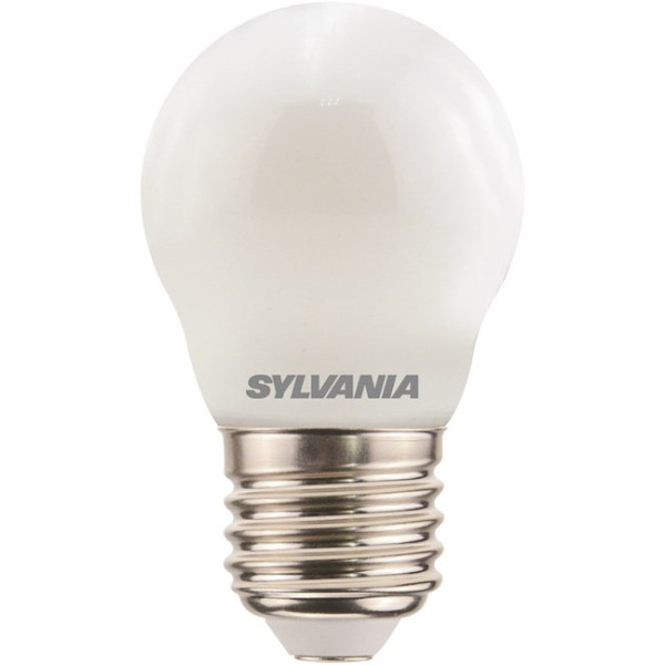 SYLVANIA - Ampoule Sphérique LED Dépolie 4.5W Blanc Chaud E27