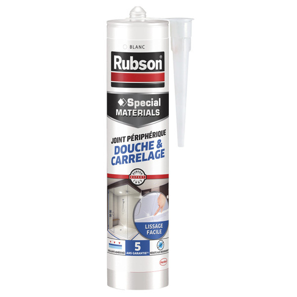 RUBSON - Joint Périphérique Douche et Carrelage 300ml