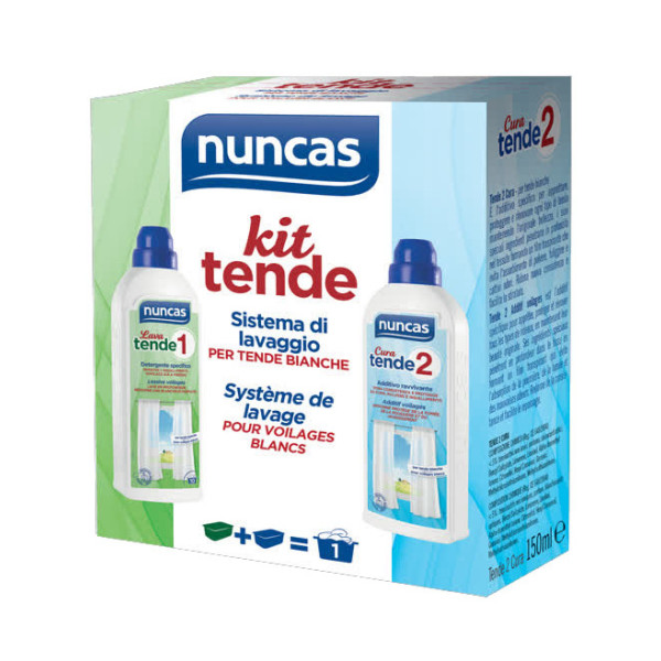 NUNCAS - Lavage Voilages et Rideaux Blancs Kit Tende 2en1
