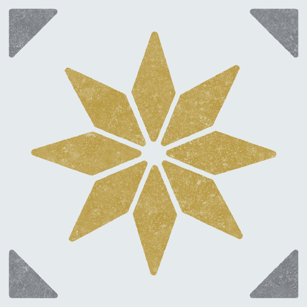 DC-FIX - Dalles Murales Adhésives Wall Tiles Alia Or 15.25x15.25cm Boite de 6