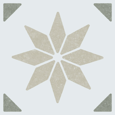 DC-FIX - Dalles Murales Adhésives Wall Tiles Alia Vert 15.25x15.25cm Boite de 6