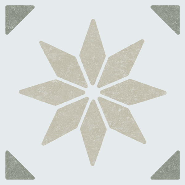 DC-FIX - Dalles Murales Adhésives Wall Tiles Alia Vert 15.25x15.25cm Boite de 6