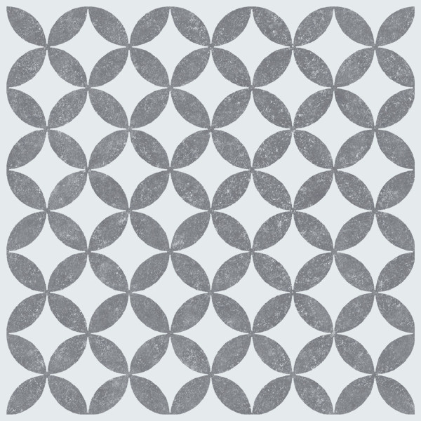 DC-FIX - Dalles Murales Adhésives Wall Tiles Amira Gris 15.25x15.25cm Boite de 6