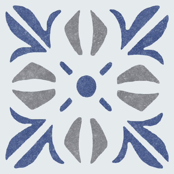 DC-FIX - Dalles Murales Adhésives Wall Tiles Cubia Bleu 15.25x15.25cm Boite de 6