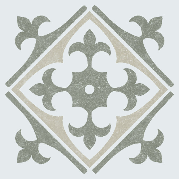 DC-FIX - Dalles Murales Adhésives Wall Tiles Nadia Vert 15.25x15.25cm Boite de 6