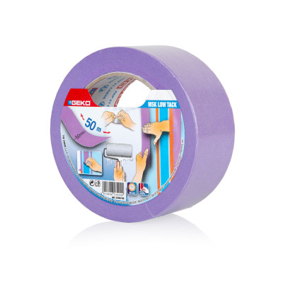 GEKO - Adhésif de Masquage Violet Surface Fragile 50mmx50m