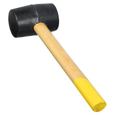 EVOE - Maillet Caoutchouc Manche en Bois